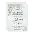 Aquarelle Eucalyptus Lavande et Mariage de verdure