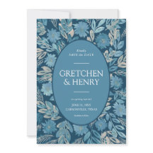 Aquarelle fleurie Peinture Enregistrer la date