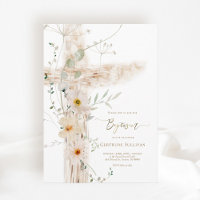 aquarelle fleurs de prairie Croix sainte Baptême