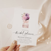 Aquarelle Fleurs roses Fête des mariées de parfum