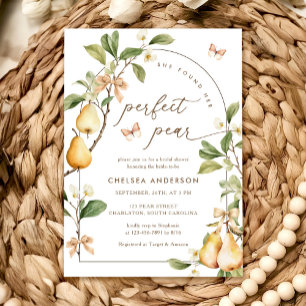 Invitation Aquarelle Floral Perfect Paire Fête des mariées