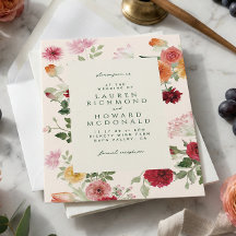 Aquarelle Floral Vert Sauge Jardin Mariage