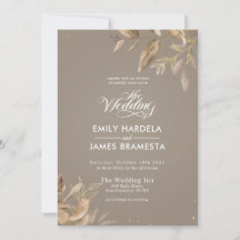 Aquarelle Florale d'or Mariage budget