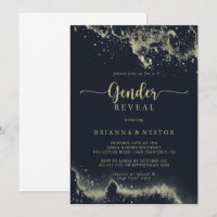 Aquarelle Gold Splash Genre Reveval Party