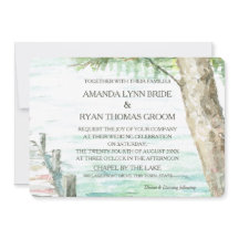 Aquarelle Lac et Arbre