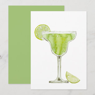 Invitation aquarelle Margarita