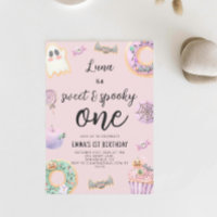 Aquarelle rose doux et Éffrayant anniversaire