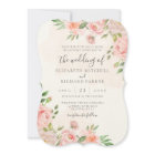 Aquarelle rose vif Mariage de pivoine florale