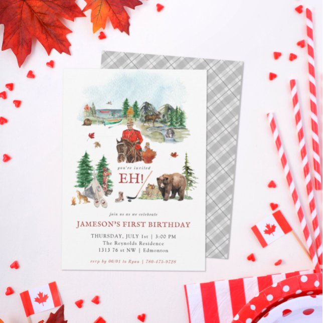 Invitation Aquarelle rustique | fête d'anniversaire de la fêt (Créateur téléchargé)