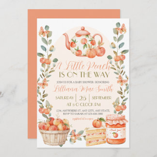 Invitation Aquarelle Une petite pêche est en route