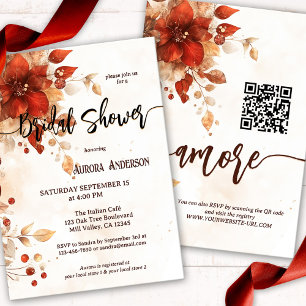 Invitation Aquarelle Whimsical Fête des mariées Florale itali