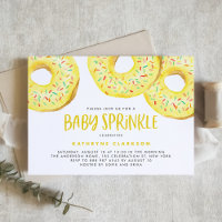 Aquarelle Yellow Sprinkle Donuts Baby Sprinkl