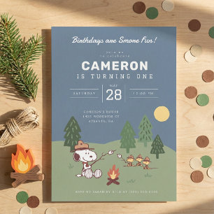 Invitation Arachides - Snoopy   Anniversaire sont plus amusan