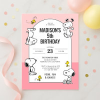 Arachides Snoopy & Bois Rose Anniversaire