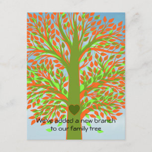 Invitation Arbre d'adoption