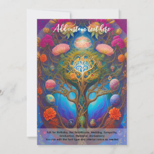 Invitation Arbre de Vie Mystique de l'Art Sacré Rêveur Spirit