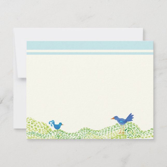 Invitation Arbre de vie, Whimsical Boy Merci Notes plates (Devant)