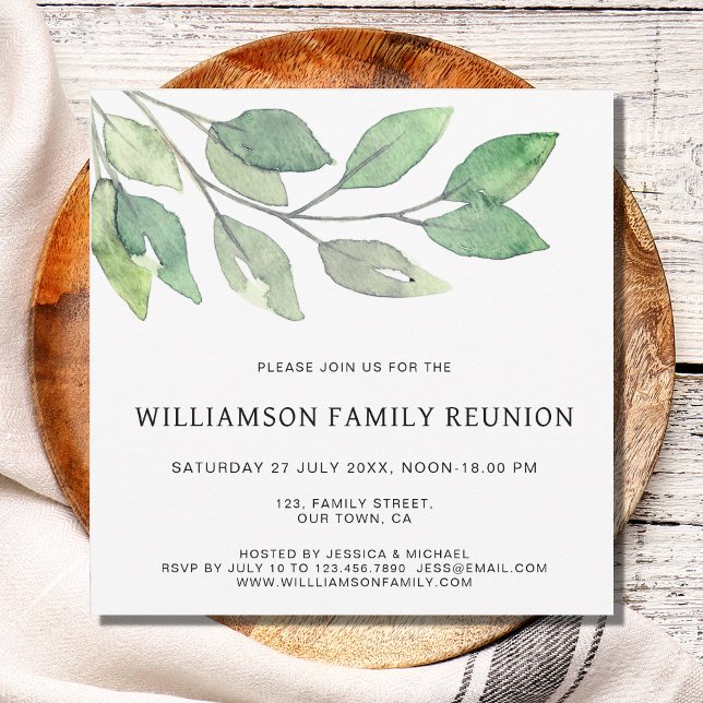 Invitation Arbre familial moderne (Créateur téléchargé)