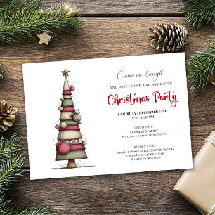 Invitation Arbre fantaisiste amusement moderne célébration de