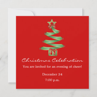 Invitation Arbre X-Mas de Noël
