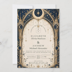Invitation Arc de mariage céleste enchanteur