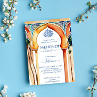 Arc de style arabe de Mehendi Maroc islamique