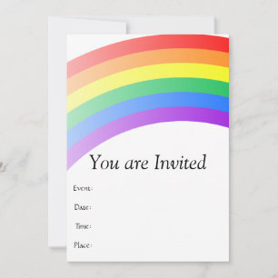 Invitation Arc-en-ciel