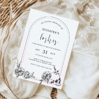 Arc gothique tiré à la main 50e fête d'anniversair