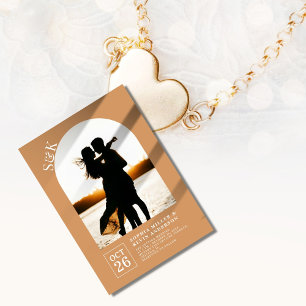 Invitation Arch moderne I Photo I Whiskey I Mariage