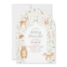 Arche de Baby Shower Animaux Mignons de la Forêt d