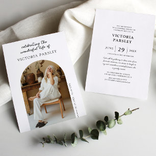 Invitation Arche photo commémorative de la fête de la vie