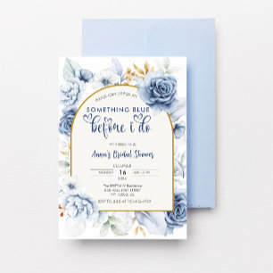 Invitation Arche Quelque Chose de Bleu Avant de Faire la Fête