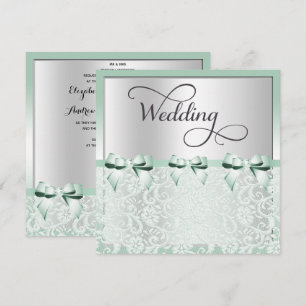 Invitation Arcs de vert et mariage en bon état chics de