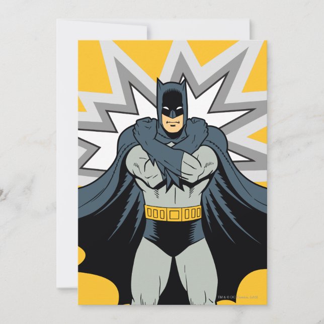 Invitation Armoiries de Batman (Devant)