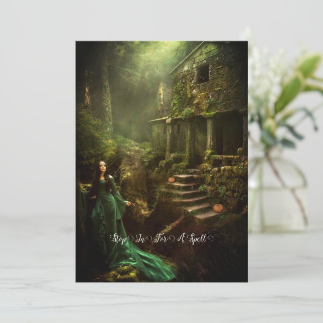 Invitation Arrêter pour un sort (Debout devant)