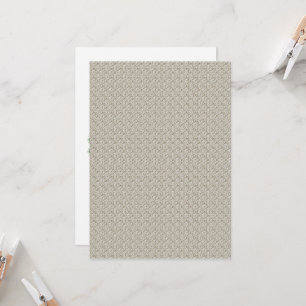 Invitation arrière - plan beige avec motif de petits carrés