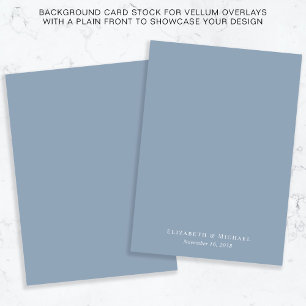 Invitation Arrière - plan Bleu Dusty Chic Pour Superposition 