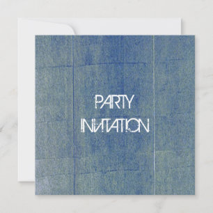 Invitation Arrière - plan Blue Denim