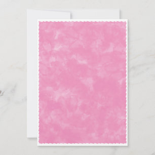 Invitation Arrière - plan de Baby shower d'aquarelle rose
