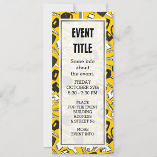 Invitation Arrière-plan de jeu de clés