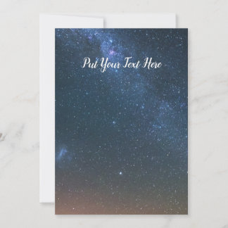 Invitation Arrière - plan Galaxy de la Voie Lactée | Stars du