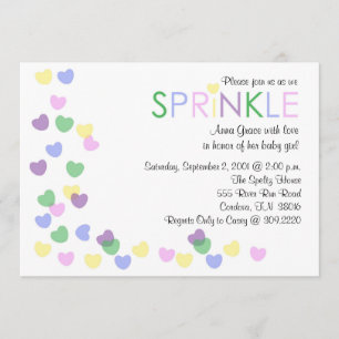 Invitation Arrosez l'invitation de baby shower