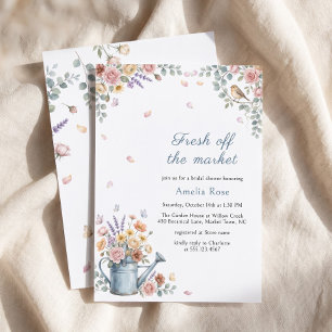 Invitation Arrosoir de mariage Fresh Off The Market