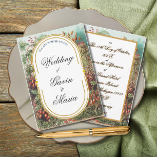 Invitation Art Déco Art Nouveau Muscinae Sea Life