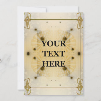 Invitation Art Déco futuriste