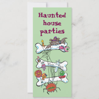 Invitation Art gothique d'Halloween horreur