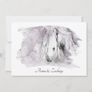 Invitation *~* Art Japonaise RSVPQR AR27 Mariage