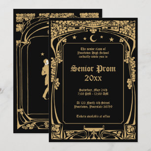 Invitation Art Nouveau Prom