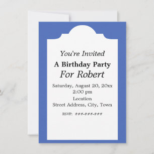 Invitation Art Pop Coloré Clair Style Bateaux à Voile Anniver