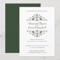Art populaire celtique | Floral moderne Mariage ir
